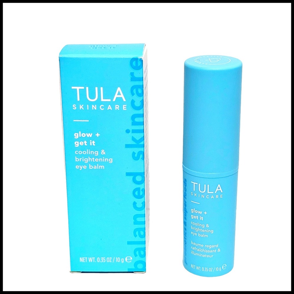 Tula Glow & Get It Eye Balm Cooling And Brightening .35oz/10g New in Box